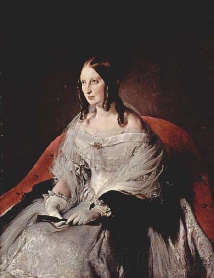 Francesco Hayez Portrait of the princess of Sant Antimo Spain oil painting art